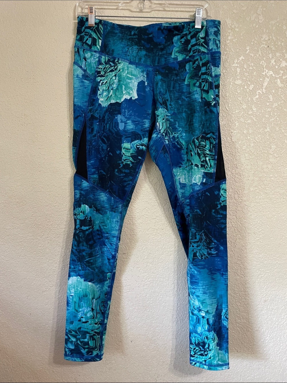 Champion Blue Teal Patterned Active Leggings